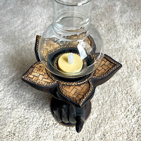 Meditation decor - Buddha hands candle holder - Picture 6 of 6